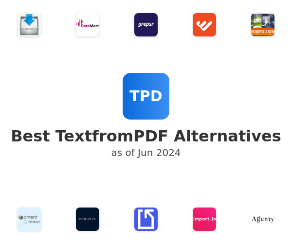 Best TextfromPDF Alternatives