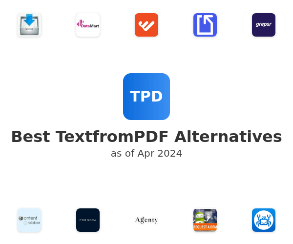 Best TextfromPDF Alternatives