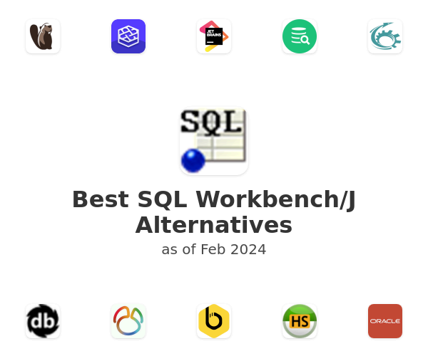 Best SQL Workbench/J Alternatives