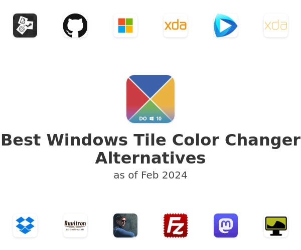 Best Windows Tile Color Changer Alternatives
