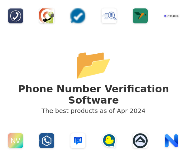 The best Phone Number Verification products