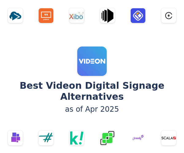 Best Videon Digital Signage Alternatives