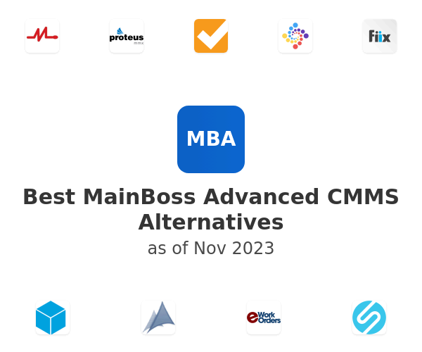 Best MainBoss Advanced CMMS Alternatives