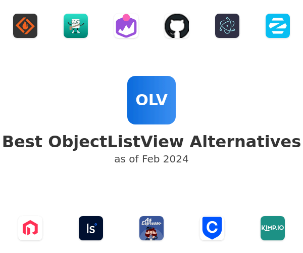 Best ObjectListView Alternatives