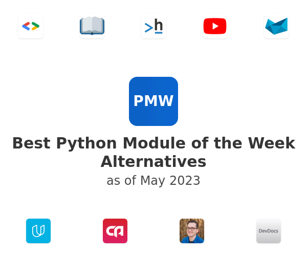 Best Python Module of the Week Alternatives