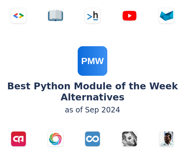 Best Python Module of the Week Alternatives