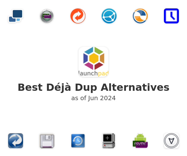 Best Déjà Dup Alternatives