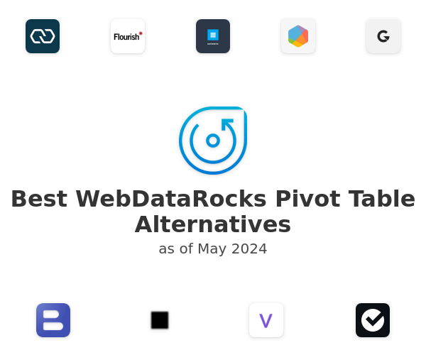 Best WebDataRocks Pivot Table Alternatives