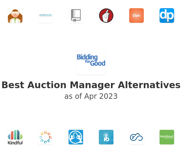 Best Auction Manager Alternatives