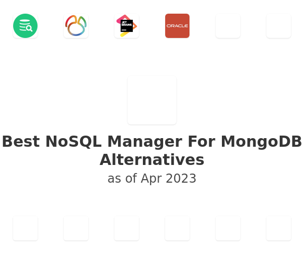 Best NoSQL Manager For MongoDB Alternatives