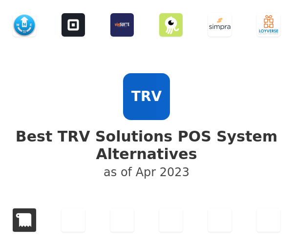 Best TRV Solutions POS System Alternatives
