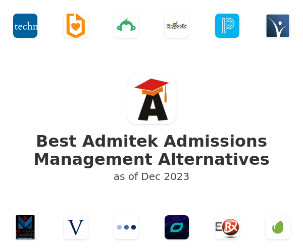 Best Admitek Admissions Management Alternatives