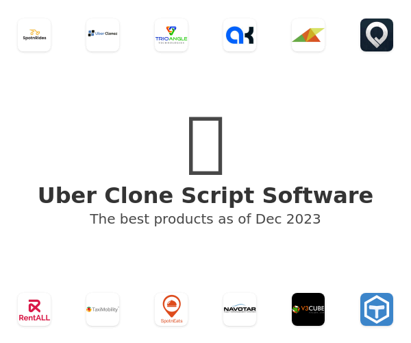The best Uber Clone Script products