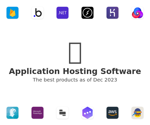 The best Application Hosting products