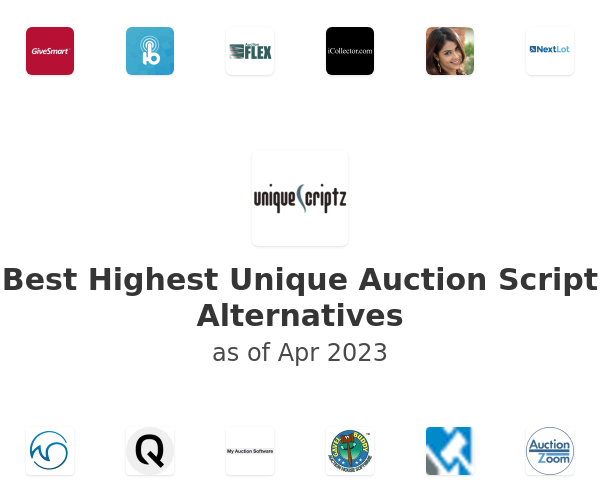 Best Highest Unique Auction Script Alternatives