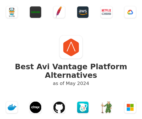 Best Avi Vantage Platform Alternatives