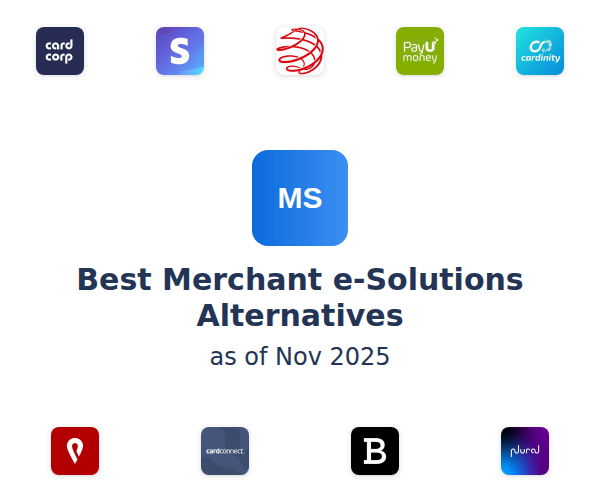 Best Merchant e-Solutions Alternatives