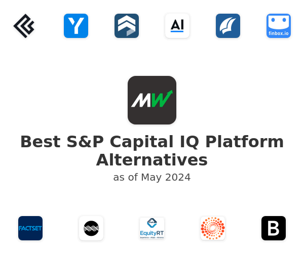 Best S&P Capital IQ Platform Alternatives