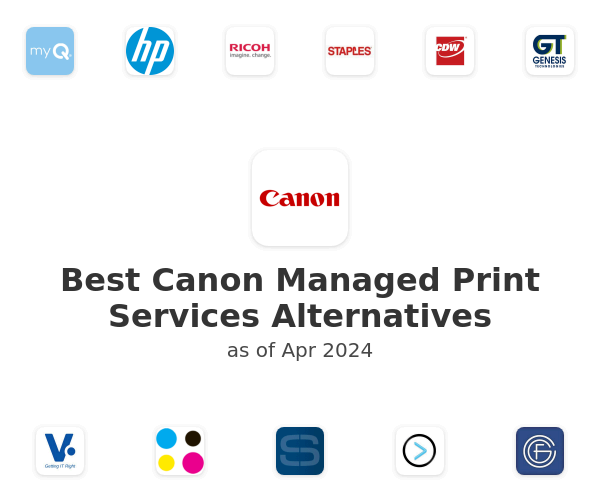Best Canon Managed Print Services Alternatives