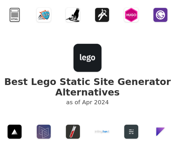 Best Lego Static Site Generator Alternatives