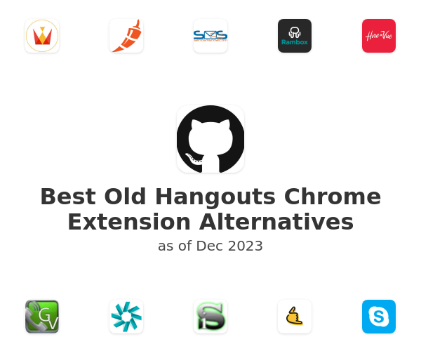 Best Old Hangouts Chrome Extension Alternatives