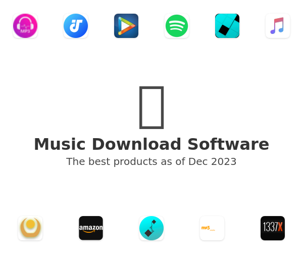 The best Music Download products