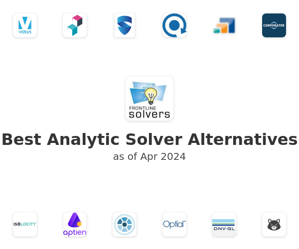 Best Analytic Solver Alternatives
