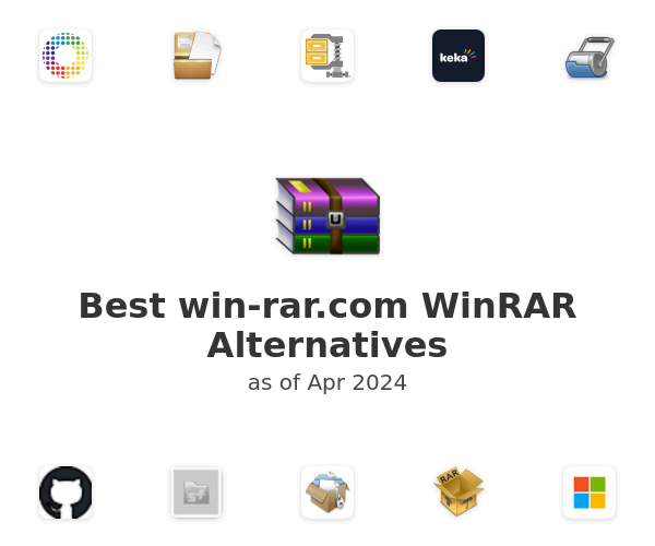 Best win-rar.com WinRAR Alternatives