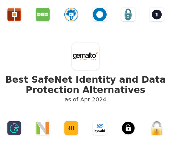 Best SafeNet Identity and Data Protection Alternatives
