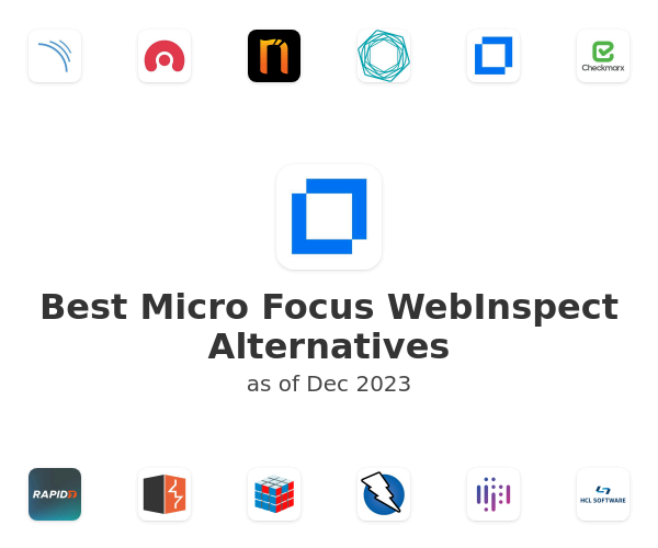 Best Micro Focus WebInspect Alternatives