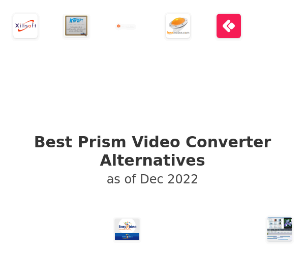 Best Prism Video Converter Alternatives