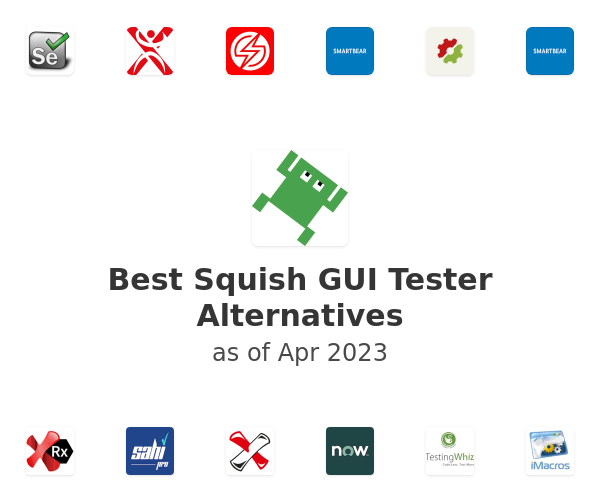 Best Squish GUI Tester Alternatives