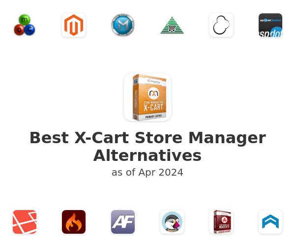 Best X-Cart Store Manager Alternatives