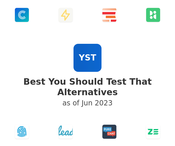 Best You Should Test That Alternatives