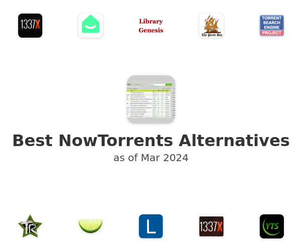 Best NowTorrents Alternatives
