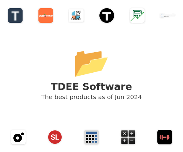 The best TDEE products