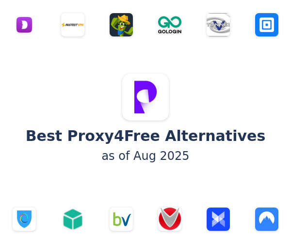 Best Proxy4Free Alternatives