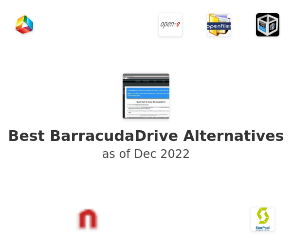 Best BarracudaDrive Alternatives