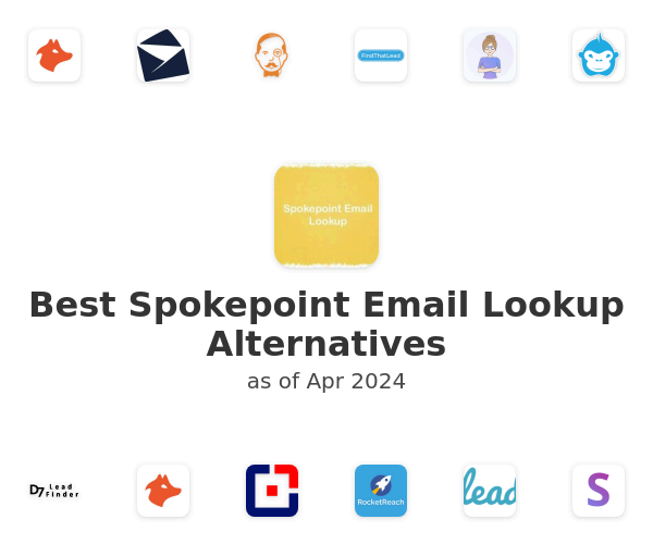 Best Spokepoint Email Lookup Alternatives