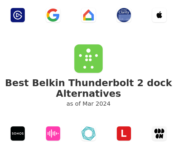 Best Belkin Thunderbolt 2 dock Alternatives