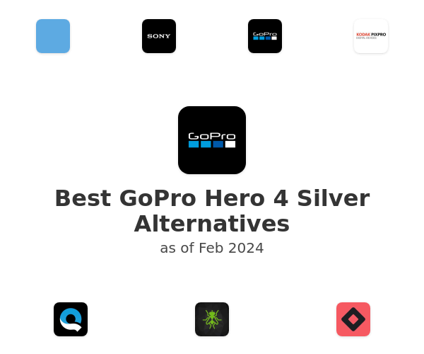 Best GoPro Hero 4 Silver Alternatives