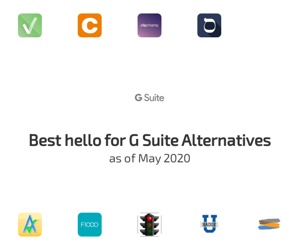 Best hello for G Suite Alternatives