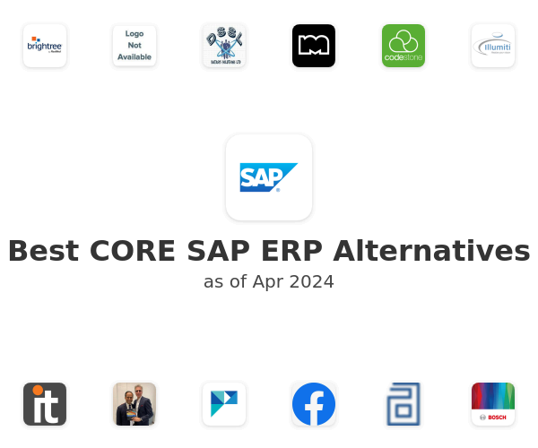 Best CORE SAP ERP Alternatives