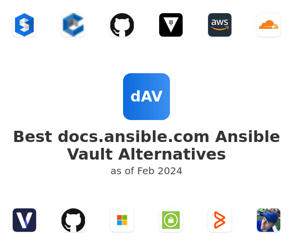 Best docs.ansible.com Ansible Vault Alternatives