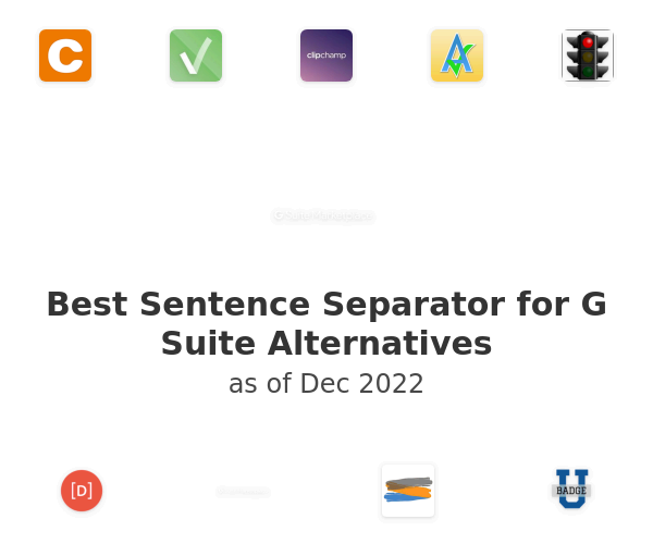 Best Sentence Separator for G Suite Alternatives