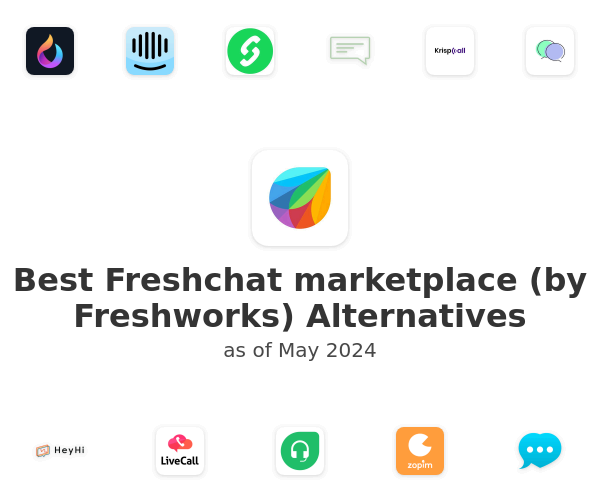 Best Freshchat marketplace (by Freshworks) Alternatives