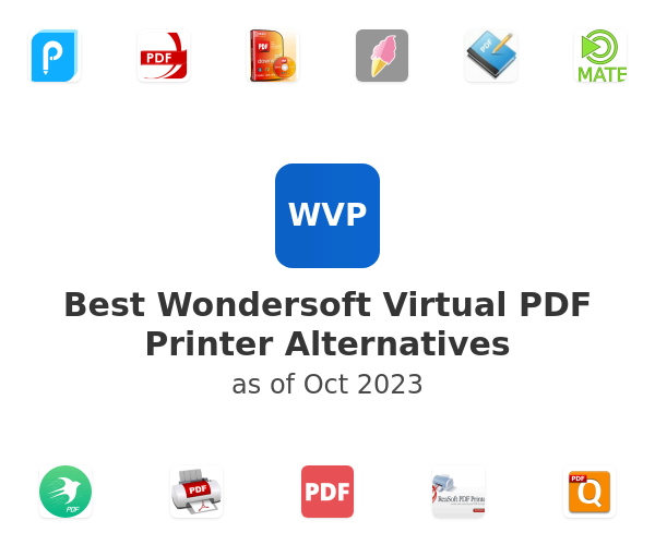 Best Wondersoft Virtual PDF Printer Alternatives