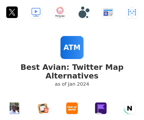 Best Avian: Twitter Map Alternatives