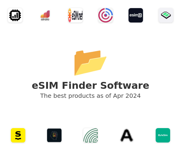The best eSIM Finder products