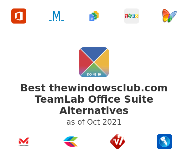 Best thewindowsclub.com TeamLab Office Suite Alternatives